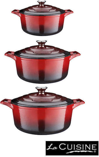 La Cuisine Volcanique Oală Adâncă Din Fontă 2lt 20cm