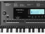 Medeli Tastatur M361 mit 61 Tasten mit Notenständer Schwarz