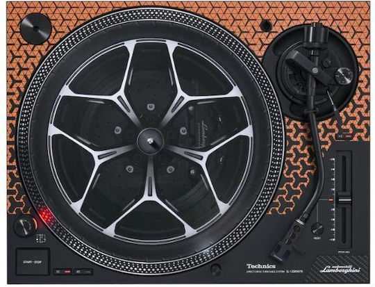 Technics Lamborghini SL-1200M7B Plattenspieler mit Vorverstärker Orange
