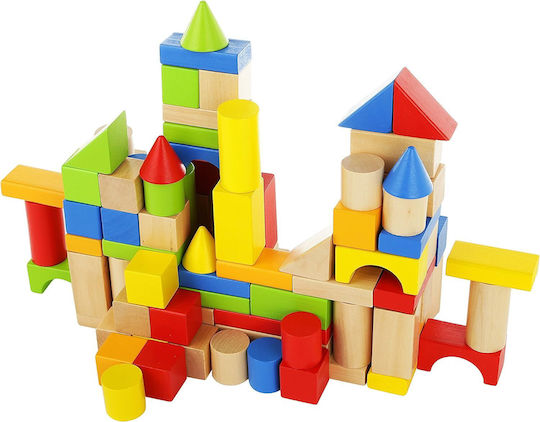 Holzbausteine Für Kinder Ab 3 Jahren 100 Stück