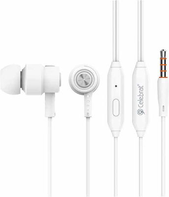 Celebrat G4 In-ear Handsfree with 3.5mm Connector White