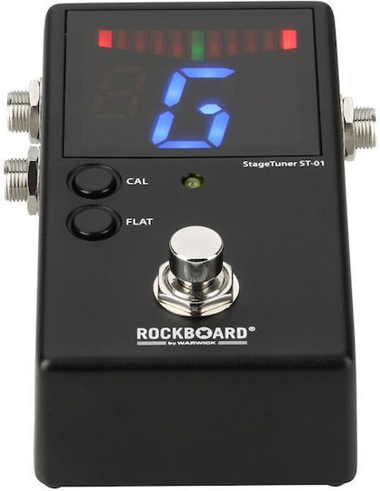 Rockboard ST-01 V2 Πετάλι Tuner Ηλεκτρικής Κιθάρας και Ηλεκτρικού Μπάσου