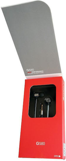 Beteno G580 In-ear Handsfree with 3.5mm Connector Gray