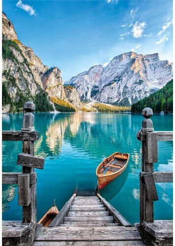 Puzzle 2D Braies Lake 500 Pieces