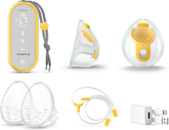 Medela Hands-free Ηλεκτρικό Διπλό Θήλαστρο Διάφανο 150ml