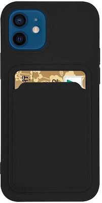 Hurtel Card Back Cover Σιλικόνης Μαύρο (Galaxy A32 4G)