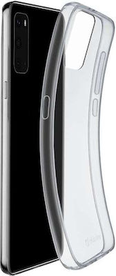 Cellular Line Fine Silicone Back Cover Transparent (Galaxy S20)