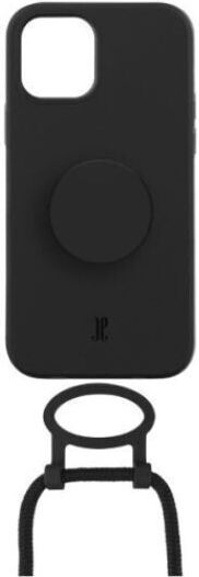 Just Elegance PopGrip Back Cover Silicone Black (iPhone 14 Plus)