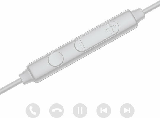Joyroom JR-EC04 In-Ear Freisprecheinrichtung Kopfhörer mit Stecker USB-C Gray
