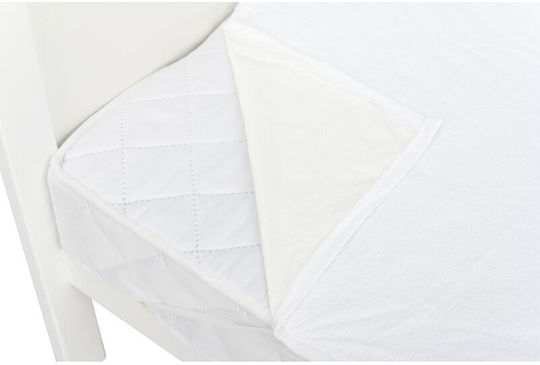 Qmini Cearșaf pentru bebeluși Pentru Patut Bumbac Mangekyu Alb 90x40buc