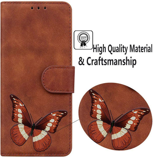 Butterfly Wallet Καφέ (Moto E13)