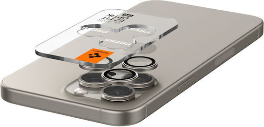 Spigen Optik Pro EZ Fit Kameraschutz Gehärtetes Glas Gray für das Iphone 14 Pro / Pro Max / 15 Pro / Pro Max / 16 Pro / Pro Max / 17 Pro / Pro Max