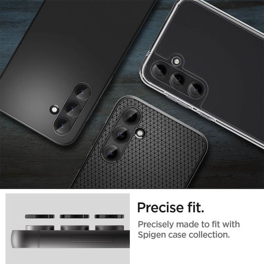Spigen Optik Pro EZ Fit Προστασία Κάμερας Tempered Glass Μαύρο για το Galaxy S23 FE