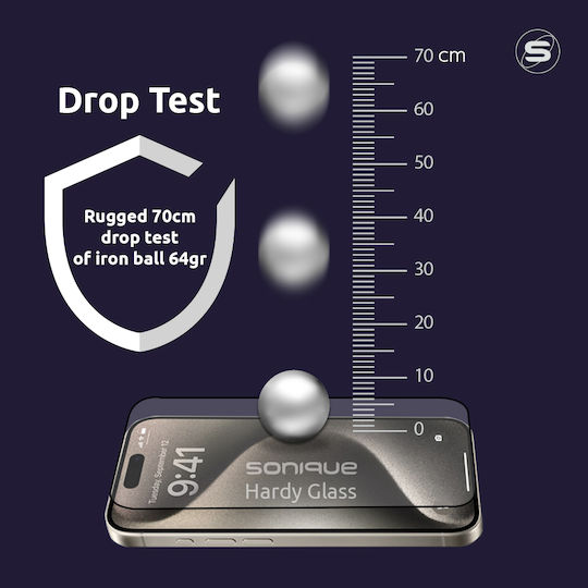 Hardy Glass Sonique Premium Series HD Full Cover 9H Huawei P40 Lite E Black Sonique Black P40 Lite E