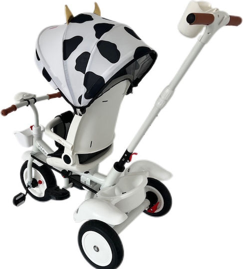 Playful Foldable & Convertible Kids Tricycle for 1.5+ Years White