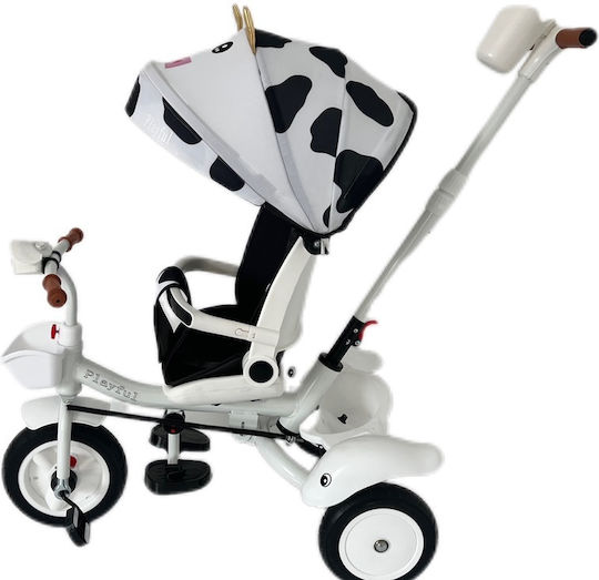 Playful Foldable & Convertible Kids Tricycle for 1.5+ Years White