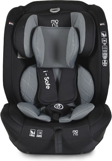 Moni Isafe Καθισματάκι Αυτοκινήτου i-Size με Isofix Grey 9-36 kg