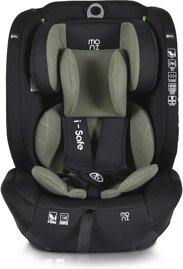 Moni Isafe Καθισματάκι Αυτοκινήτου i-Size με Isofix Green 9-36 kg