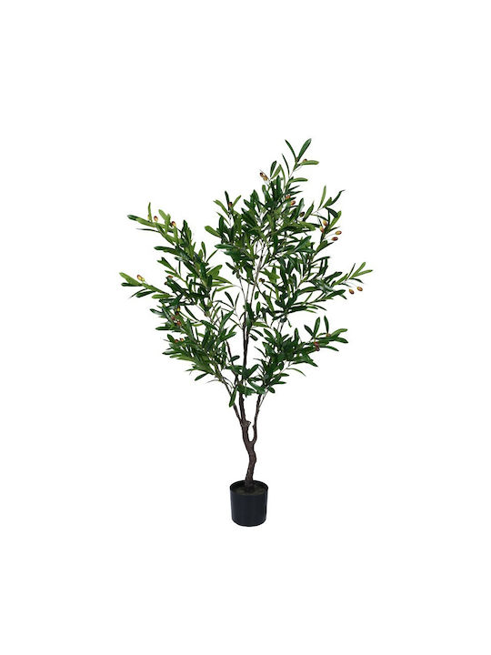 Inart Artificial Plant in Pot Olive Olive Tree I Green 150cm 1pcs