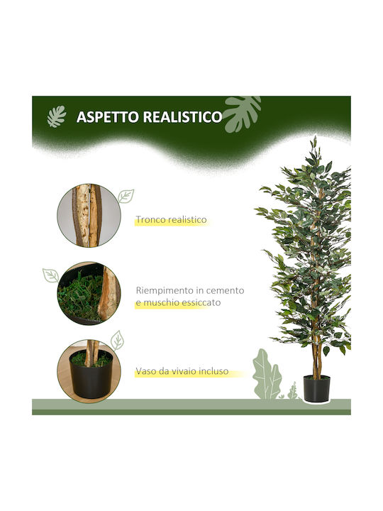 Arbore Artificial de Exterior Green 150cm HomCom