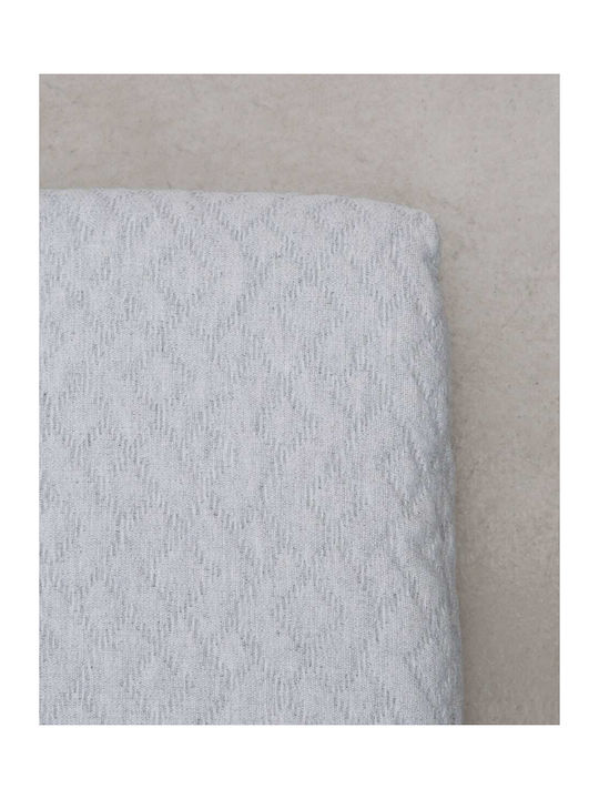 Pennie Augerinos Pique Blanket King Size 260x280cm Soft Gray