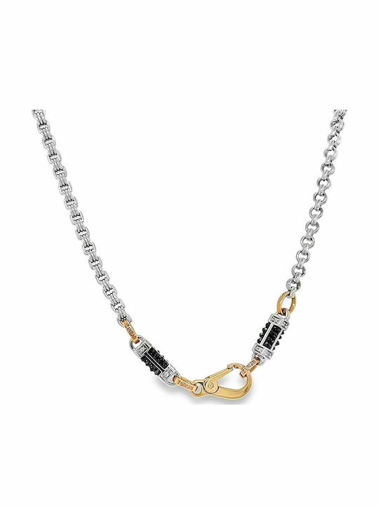 Zancan Halskette aus Weißgold 18k mit Diamant