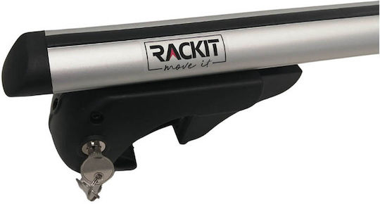 Bare De Acoperiș Din Aluminiu 120 Cm Universal 2014+ Pentru Mașini Cu Bare De Acoperiș Originale Cu Picioare Pentru Portbagaj De Acoperiș Și Blocare Argintii