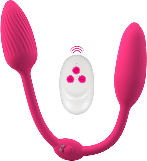 You2Toys Mini Διπλός Δονητής με Απομακρυσμένο Έλεγχο 2cm Ροζ