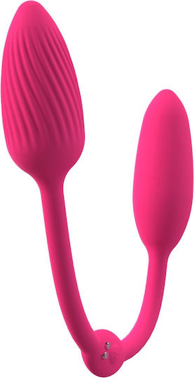 You2Toys Mini Διπλός Δονητής με Απομακρυσμένο Έλεγχο 2cm Ροζ