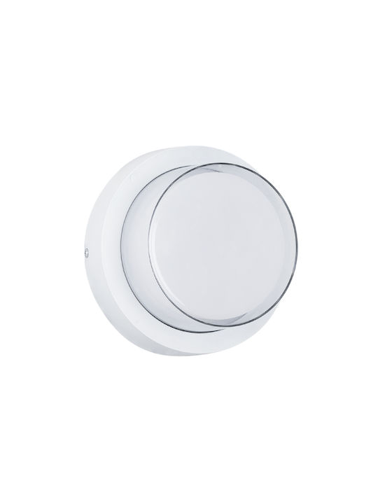 GloboStar Nexus Επιτοίχια Εξωτερική Πλαφονιέρα LED IP65 10W με Φυσικό Λευκό Φως 17x17x9εκ.