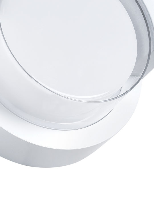 GloboStar Apex Стенна Външна Таванна Лампа LED IP65 10W с Естествено Бяло Светлина 17x17x9см