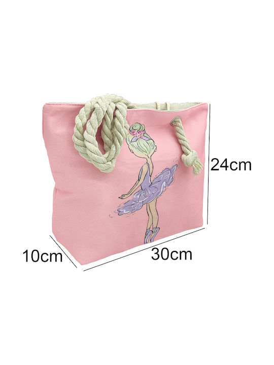 Gift-Me Kids Bag Beach Bag Pink 30cmx10cmx24cmcm