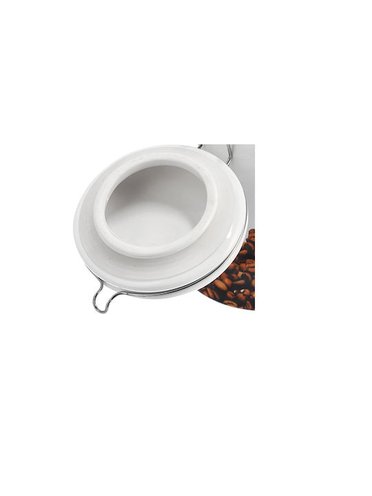 Zeller Vază Pentru Cafea Cu Plută Ceramică Maro 1100ml