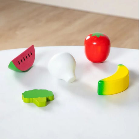 Melissa & Doug Jucărie Fructe și Legume din Lemn pentru 2+ Ani
