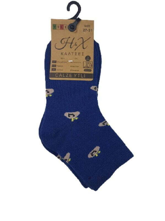 Senses Kinderstrümpfe Knöchelsocken Blue 2 Paare