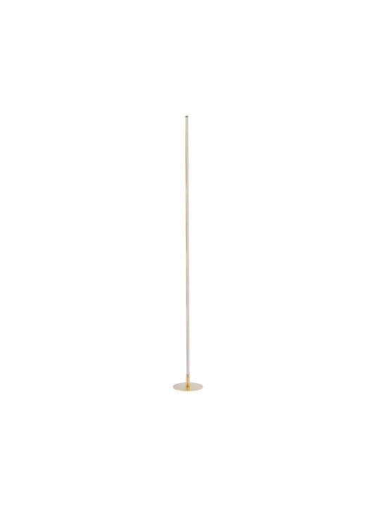 GloboStar Daluma LED Φωτιστικό Δαπέδου Υ160xΜ18εκ. με Ρυθμιζόμενο Λευκό Φως 2640lm Χρυσό