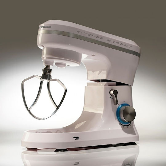 Tiross Stand Mixer 1000W with Stainless Mixing Bowl 4.7lt