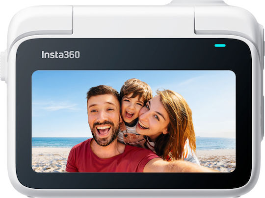 GO 3S 64GB Екшън Камера 4K Ultra HD 360° Подводна Стандартна с Екран 2" и Wi-Fi Арктическо Бяло