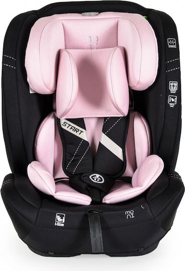 Moni Start Καθισματάκι Αυτοκινήτου i-Size Pink 9-36 kg