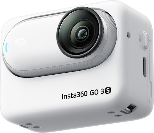 GO 3S 64GB Екшън Камера 4K Ultra HD 360° Подводна Стандартна с Екран 2" и Wi-Fi Арктическо Бяло