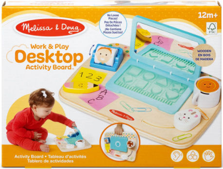 Melissa & Doug Baby Laptop-Tablet made of Wood for 12++ Months