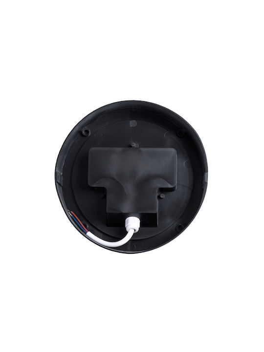 GloboStar Apex Wall-Mounted Outdoor Ceiling Lamp LED IP65 10W With Natural White Light 17x17x9cm