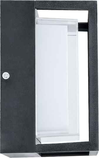 GloboStar Majestic Επιτοίχια Εξωτερική Πλαφονιέρα LED IP65 10W με Φυσικό Λευκό Φως 17x17x9εκ.