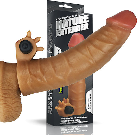 Lovetoy Προέκταση Πέους Καφέ 3.81cm