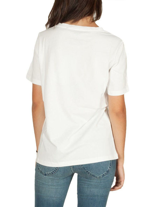 Minimum Γυναικείο Αθλητικό T-shirt λευκό