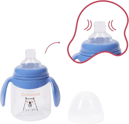 Badabulle Cana de antrenament pentru bebeluși Plastic cu mânere Multicolor