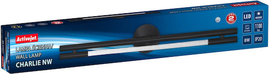Active Jet Lamp Wall with Integrated LED and Natural White Light