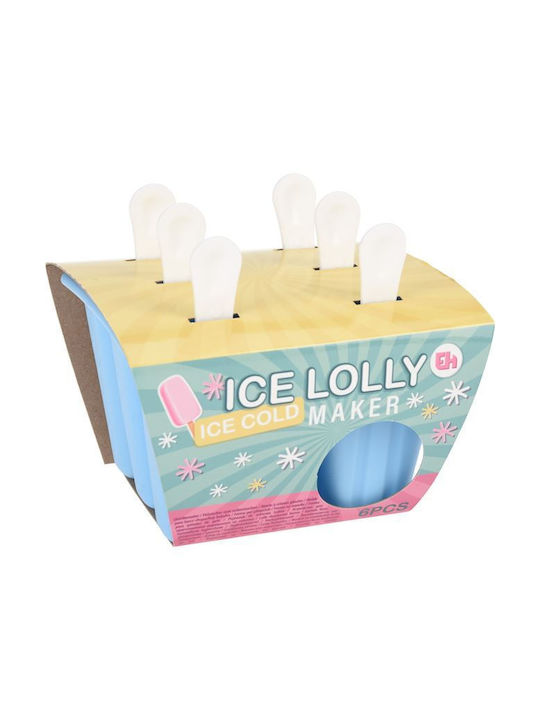 Excellent Houseware Formă de Patiserie Înghețată / Ice Lolly Plastic 6 Locuri 14x12x12buc 1buc