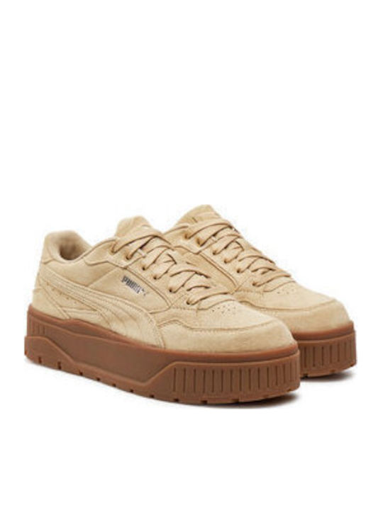 PUMA Karmen Ii Idol Sd Flatforms Sneakers Μπεζ