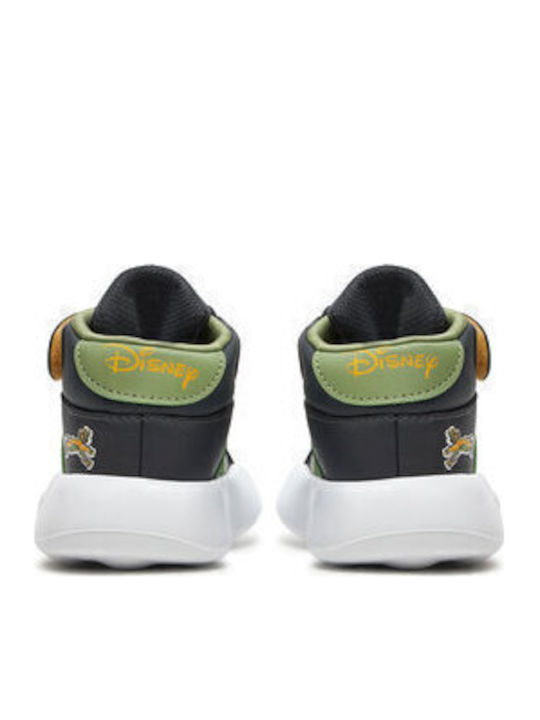 Grand Court GRAND COURT Kinder Sneakers Hoch mit Klettverschluss Schwarz